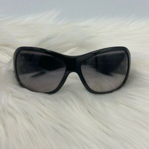 Versace Black and Silver Sunglasses
